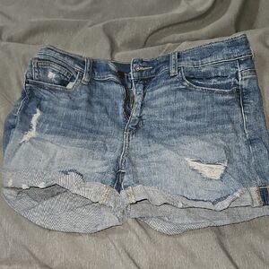 Altar'd State Distressed Blue Jean Shorts Size 11